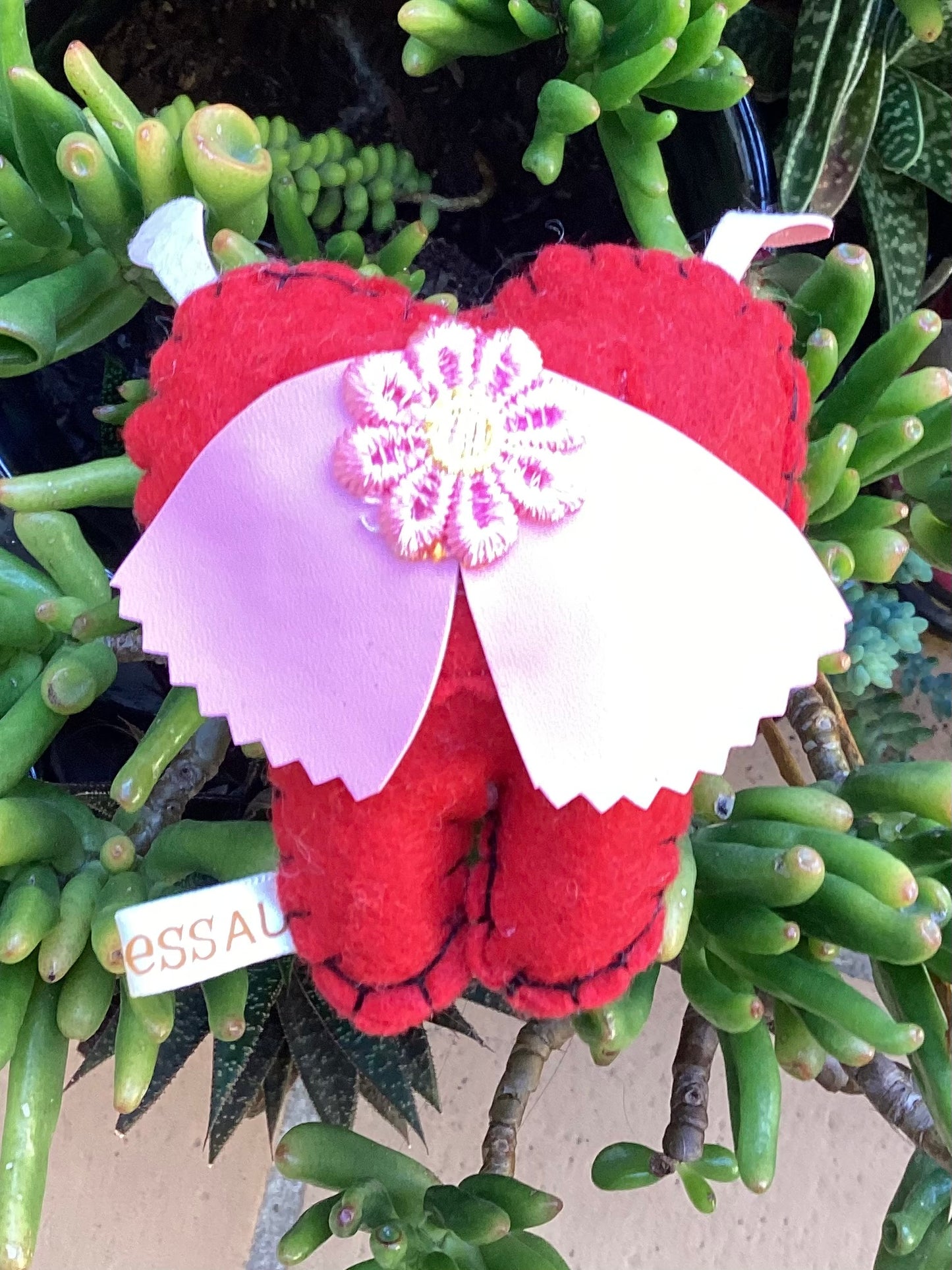 Ladybird Tooth Fairy Pillow – Hand-Embroidered Keepsake Gift for Kids