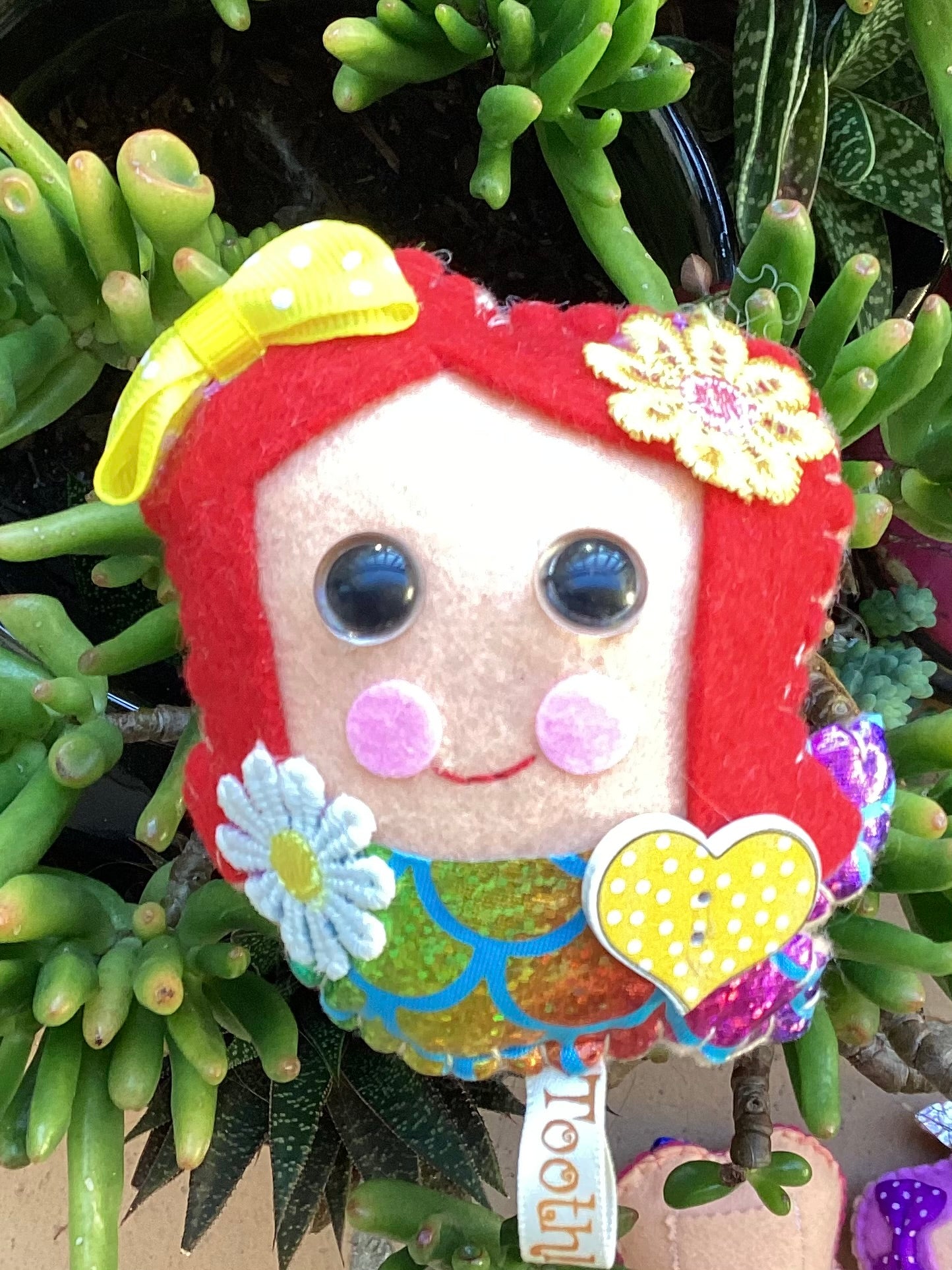 Mermaid Tooth Fairy Pillow – Hand-Embroidered Keepsake Gift for Kids