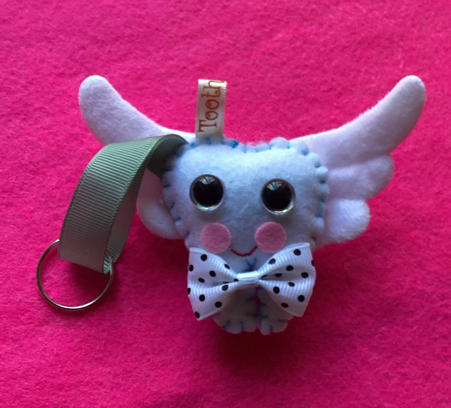 Handmade Felt Tooth Fairy Bag Tags