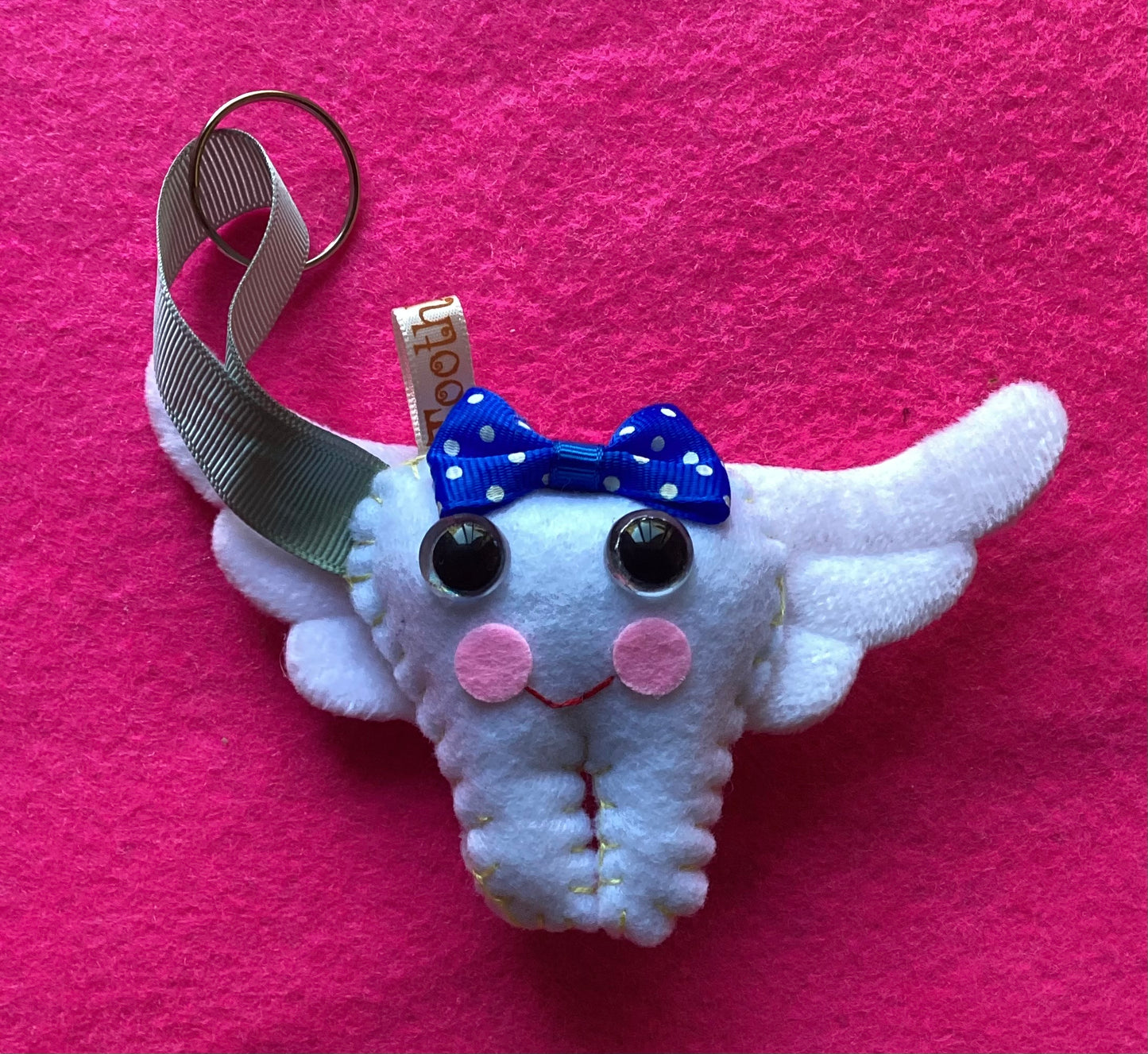 Handmade Felt Tooth Fairy Bag Tags